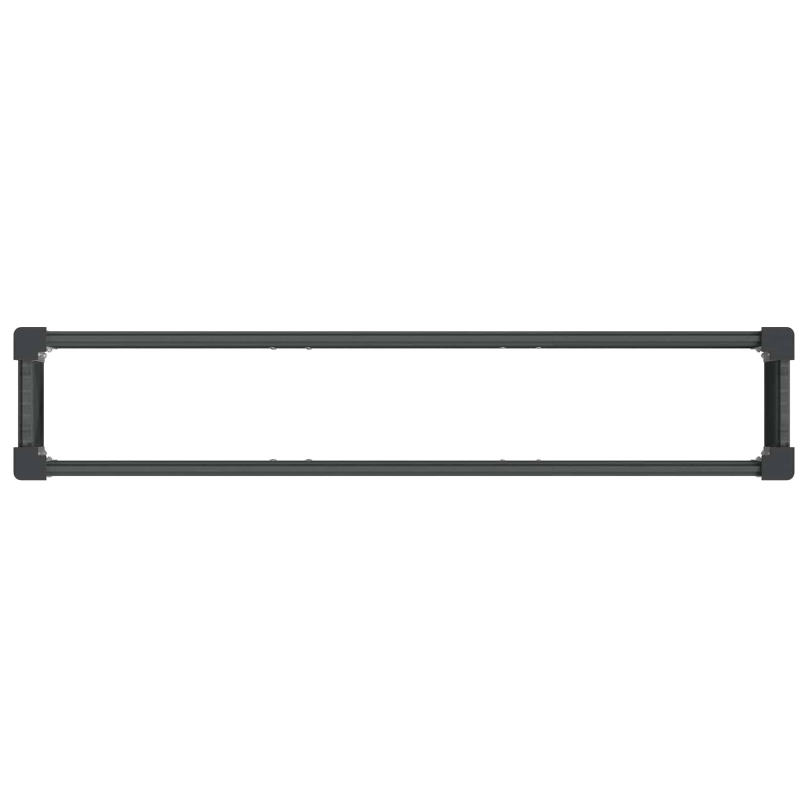 Prolenta Premium - Jardinière aluminium gris 150 x 30 x 36 cm - Prolenta premium p364.5 - Image 5