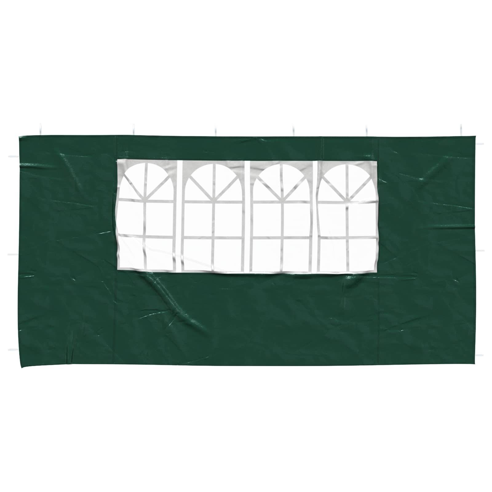 Murs de tente de fête PE et acier vert 400 x 195 cm - PANGIVO - Image 3