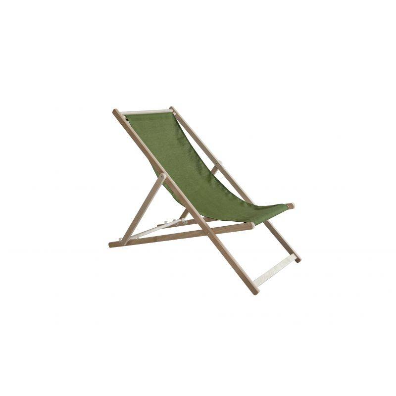 Beau Rivage - Chilienne amovible BERDEA en bois de hêtre FSC coloris vert avocat Beau Rivage - Imagen 1