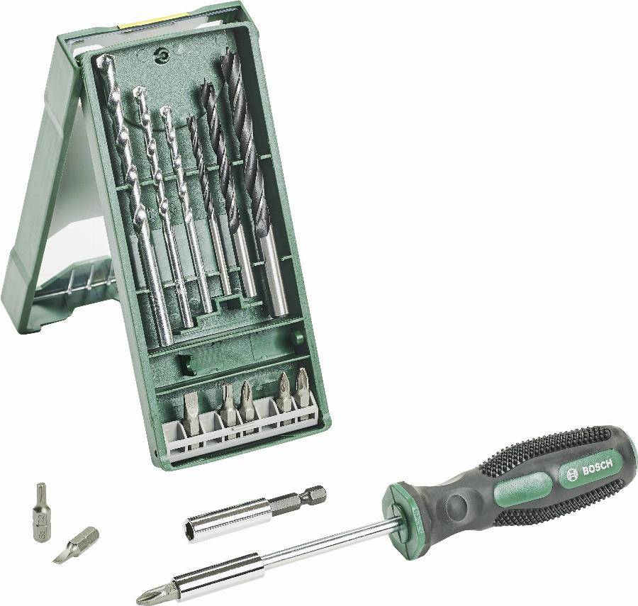 Bosch Professional - Jeu de 14 embouts et forets + tournevis porte-embout Mini X-Line BOSCH - 2607017654 - Imagen 1