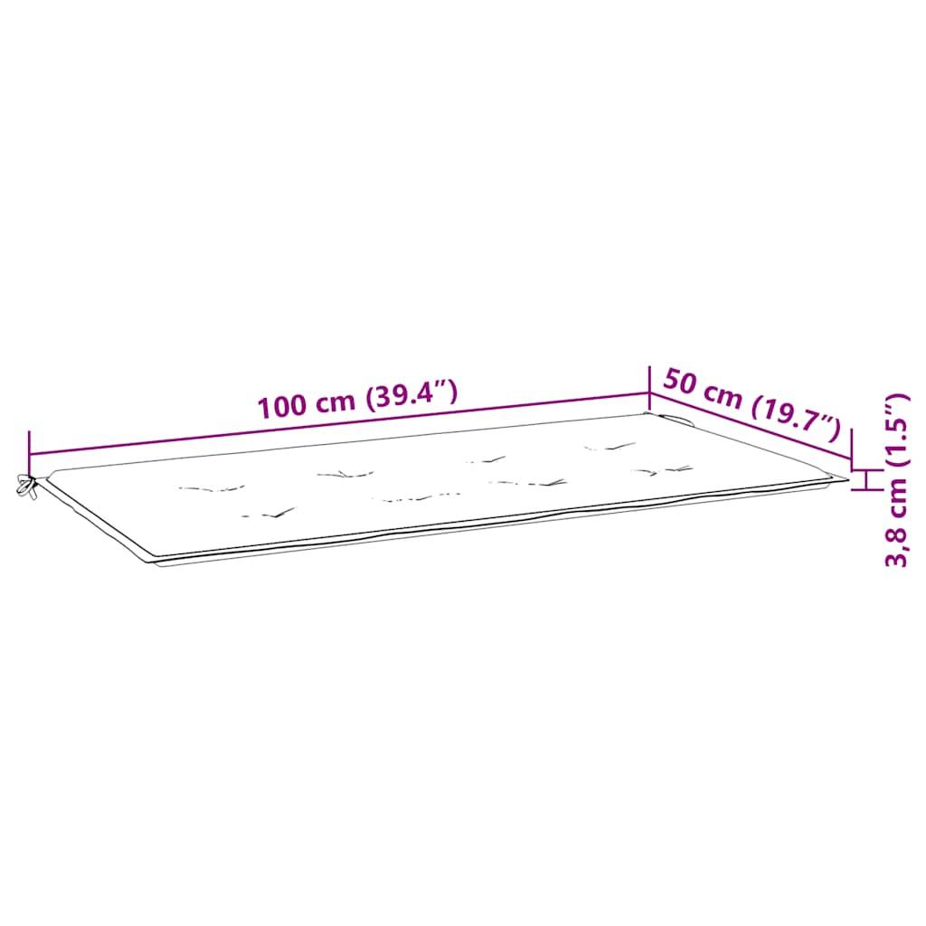 PANGIVO - Banc de jardin bois de teck taupe 112 x 55 x 94 cm - PANGIVO - Image 9