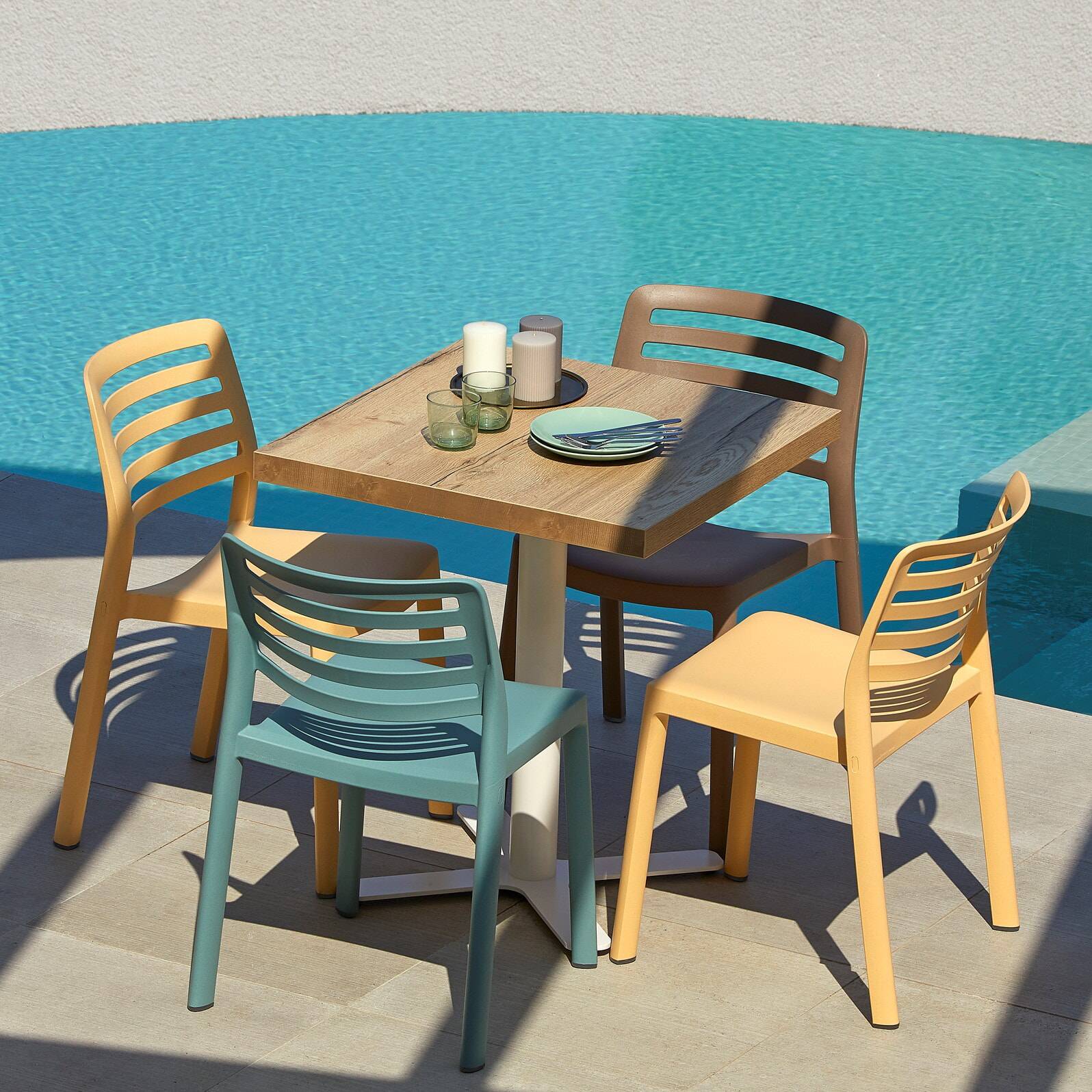 Garbar - Chaises Wind garbar plastique blanc (Lot de 4) - Image 7