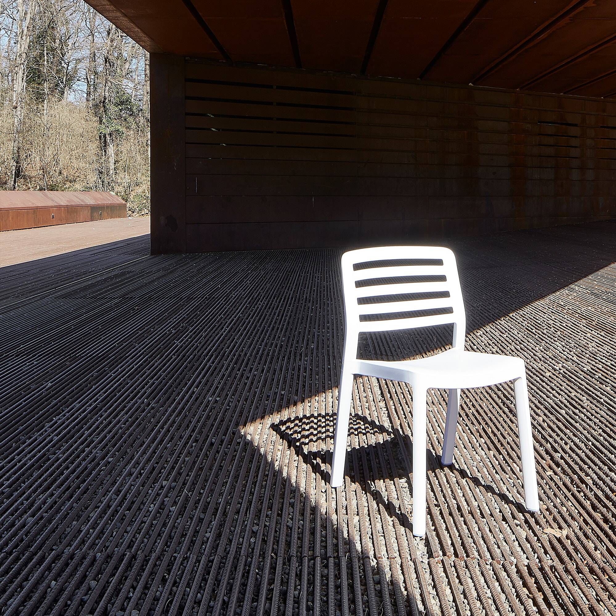 Garbar - Chaises Wind garbar plastique blanc (Lot de 4) - Image 3