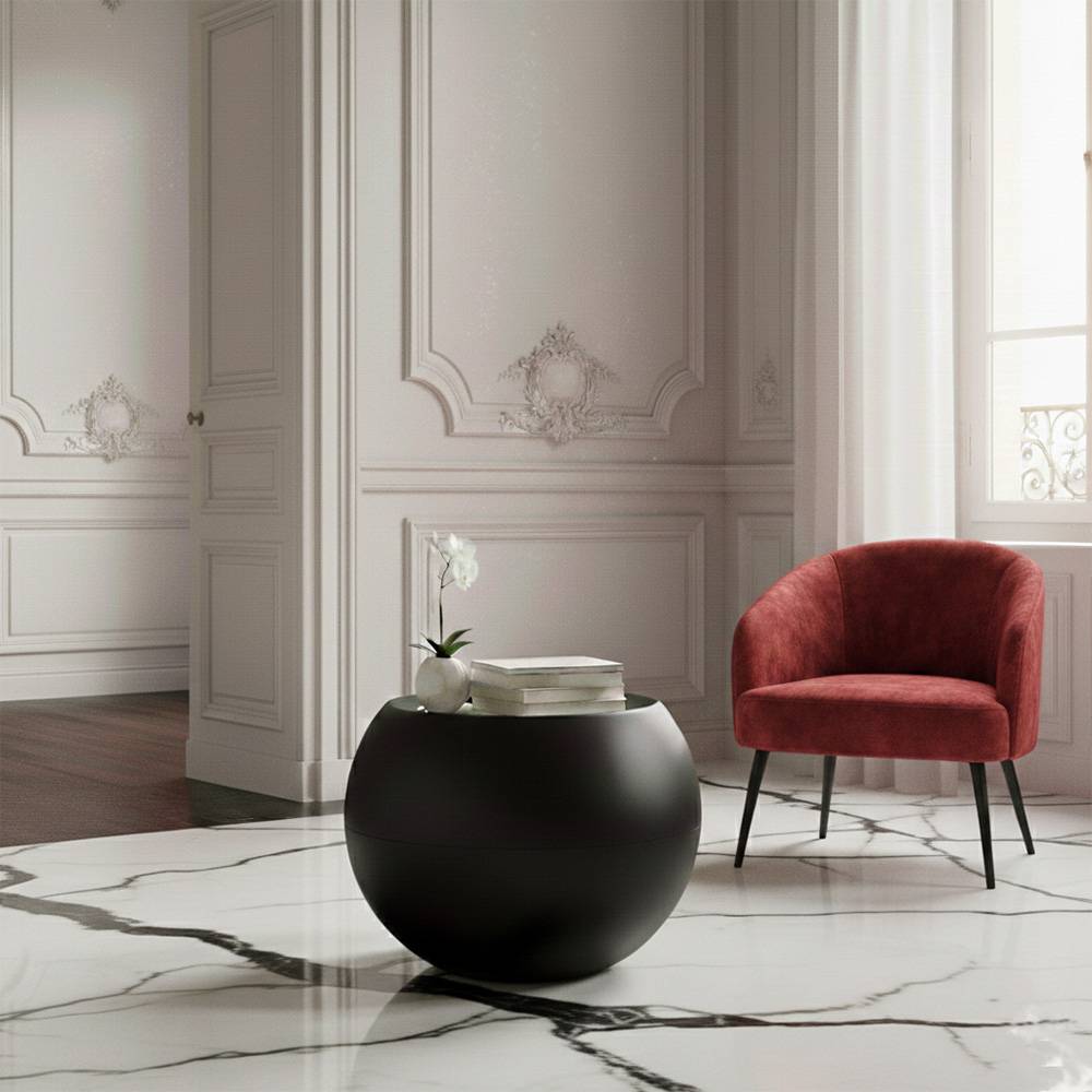 Table de jardin ronde querida hauteur 70 cm - plast'up rotomoulage - Imagen 4