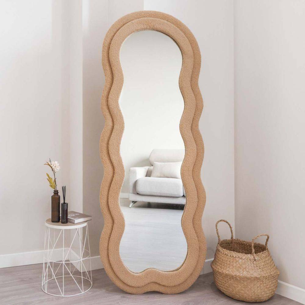 Flamingo - Miroir cadre en tissu Charlotte - Imagen 2