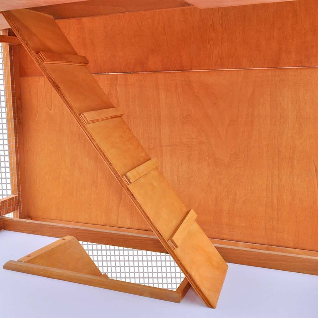 Vidaxl - Clapier d'extérieur Enclos pour petits animaux 3 niveaux Bois vidaXL 170161 - Imagen 5