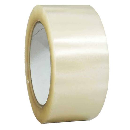 Ruban adhésif d'emballage polypropylène transparent 28µ - rouleau adhésif 50 mm x 100 m TECPLAST - Image 1