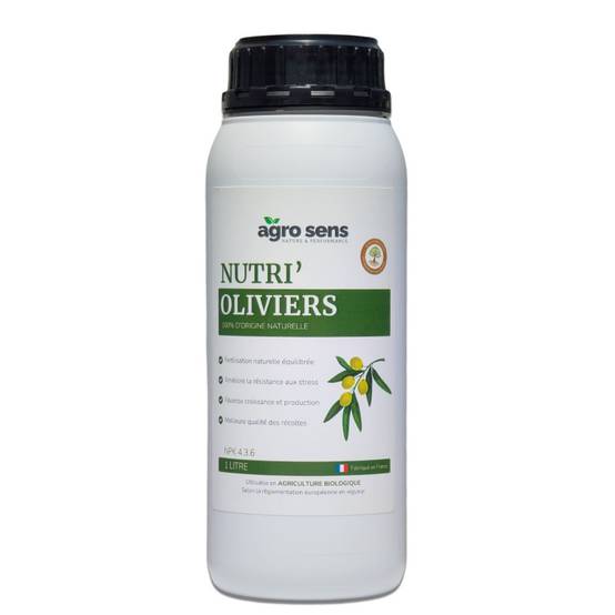 Nutri Oliviers - Engrais liquide pour oliviers - 1 litre (500 litres de préparation) - Image 1