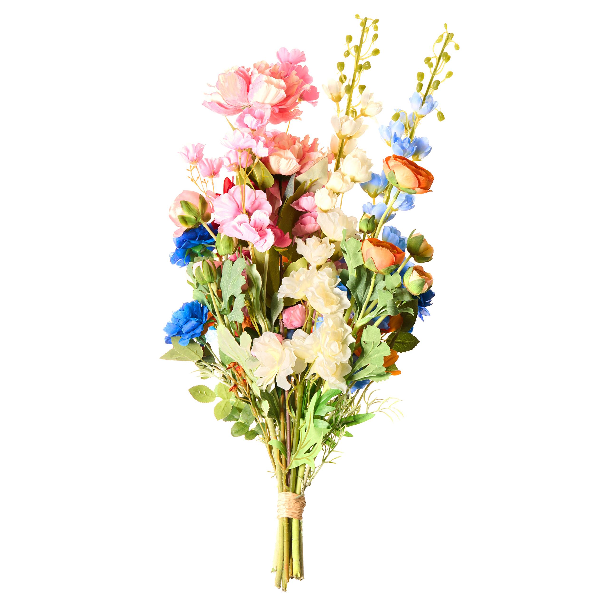 Beliani - Bouquet de fleurs artificielles Tissu Multicolore GRADIL - 40x40x75- Beliani - Image 3