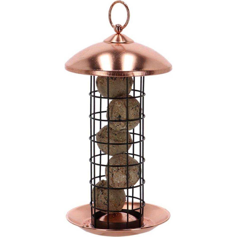 Esschert Design - Mangeoire à oiseaux Plaqué cuivre - boules de graisses - Imagen 3