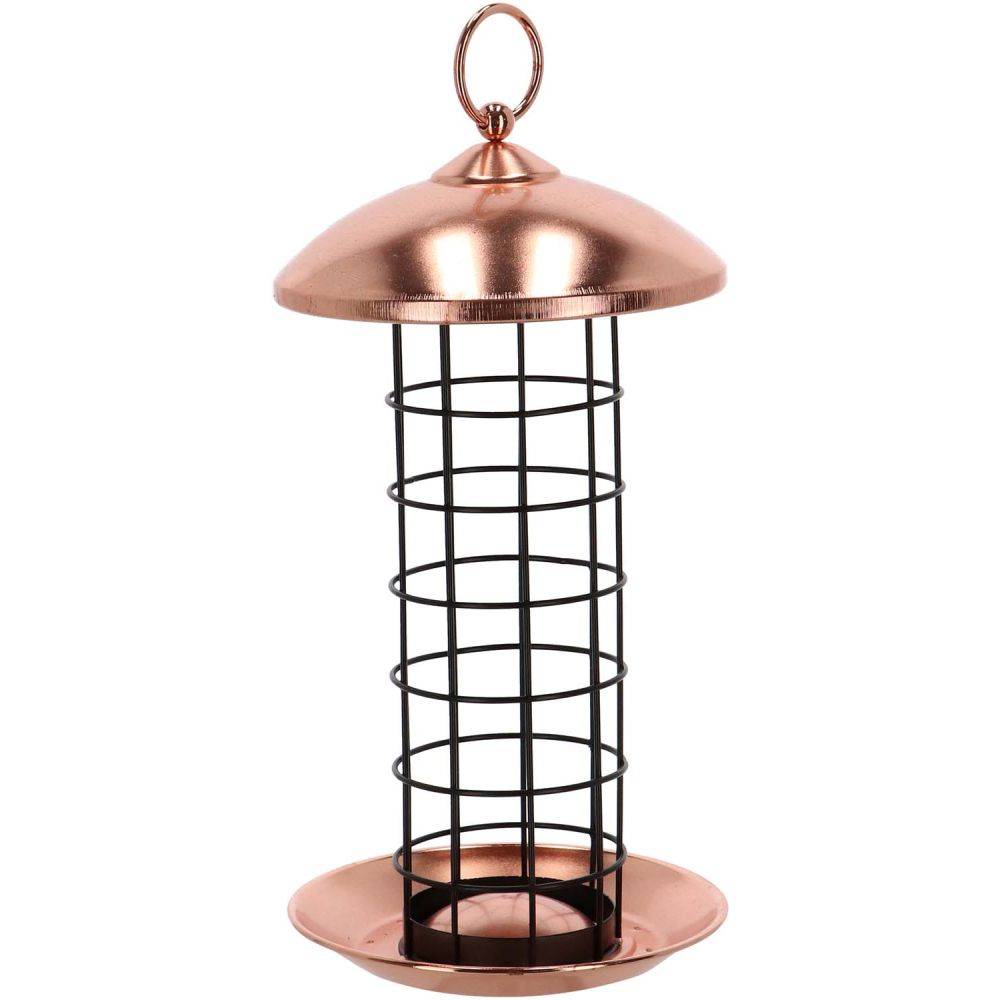 Esschert Design - Mangeoire à oiseaux Plaqué cuivre - boules de graisses - Imagen 4