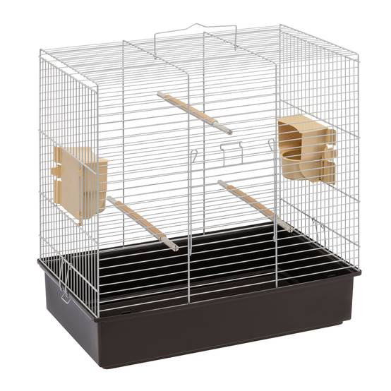 Ferplast - Ferplast Cage à Oiseaux SONIA Grande Cage pour Oiseaux, Perruches, Perroquets, Toui, Calopsittes, en Métal, Accessoires inclus Mangeoires rotatives - Image 1