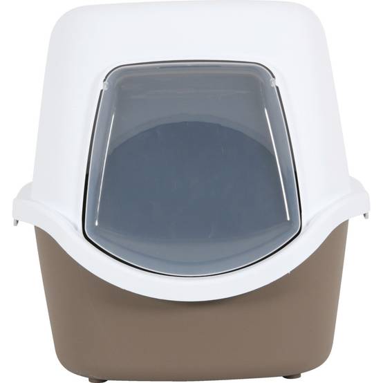 Maison de toilette Cathy filtre taupe 40 x 56 x H40 cm pour chat - Image 7