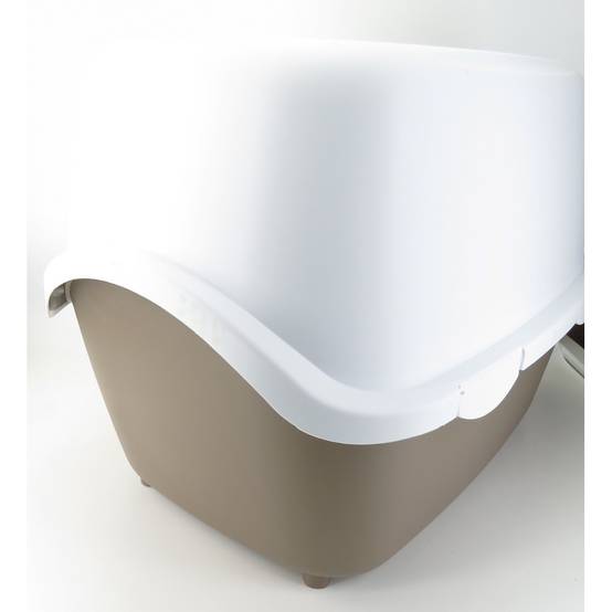 Maison de toilette Cathy filtre taupe 40 x 56 x H40 cm pour chat - Image 5