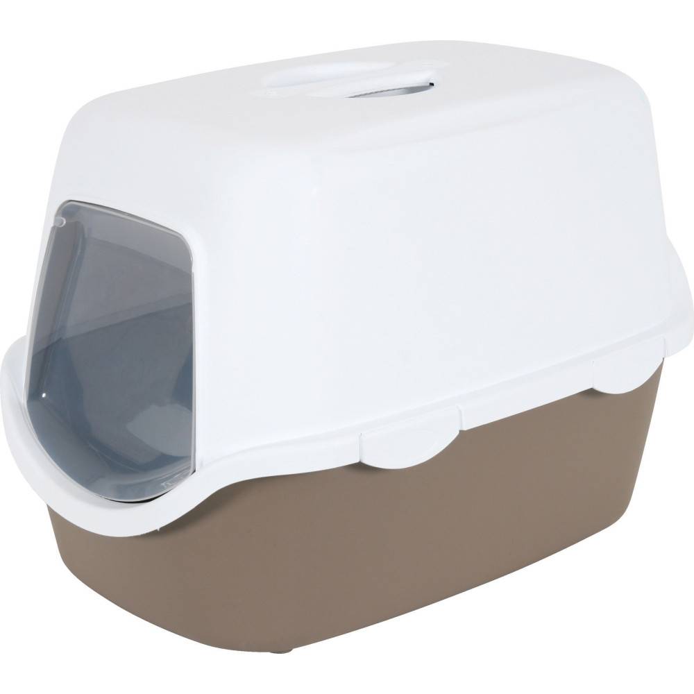 Maison de toilette Cathy filtre taupe 40 x 56 x H40 cm   pour chat - Imagen 1