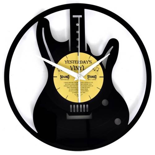 Horloge vinyle recyclé GUITARE MAGNETICLAND - Imagen 1