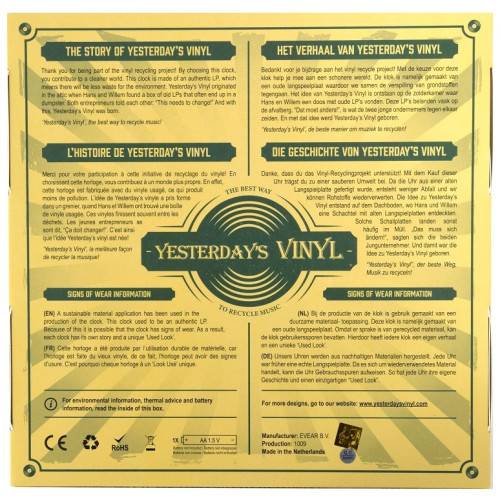 Horloge vinyle recyclé GUITARE MAGNETICLAND - Imagen 3
