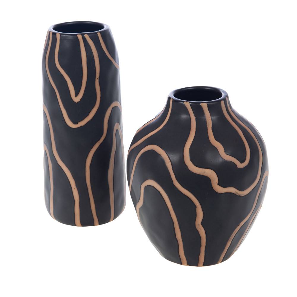 Amadeus - Vase Gaby noir grand modèle - Image 2