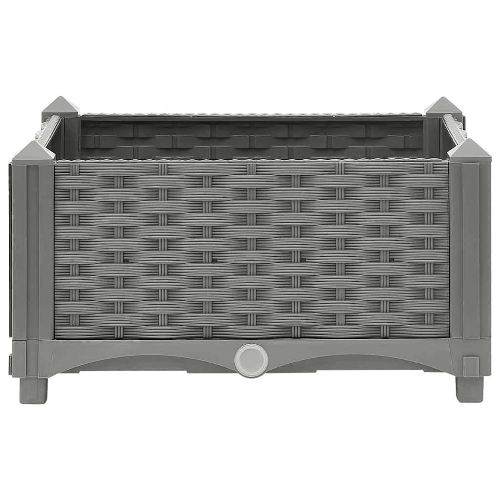 Prolenta Premium - Jardinière polypropylène gris 40 x 40 x 23 cm - Prolenta premium p320.1 - Image 4