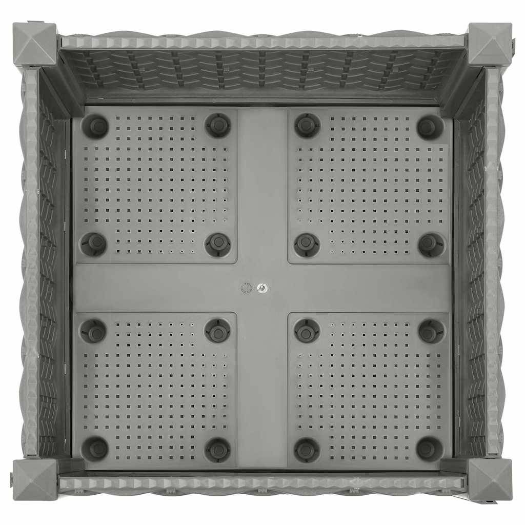 Prolenta Premium - Jardinière polypropylène gris 40 x 40 x 23 cm - Prolenta premium p320.1 - Image 5