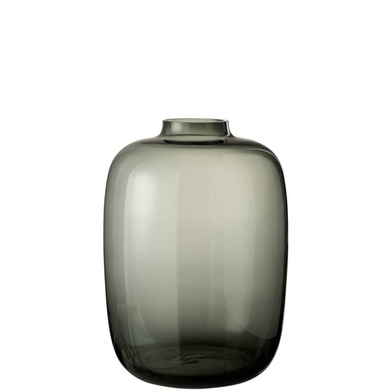 J-Line - Vase en verre gris 30x30x45 cm - J-Line