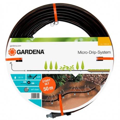 Gardena - Kit tuyau à goutteur incorporés enterré Micro-Drip - Imagen 1