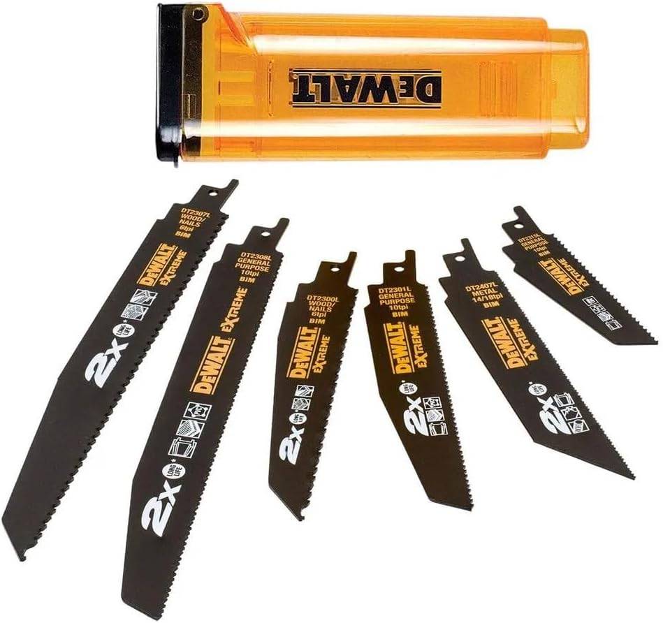 Coffret 6 lames scie sabre - DEWALT - DT2440L-QZ - Image 3