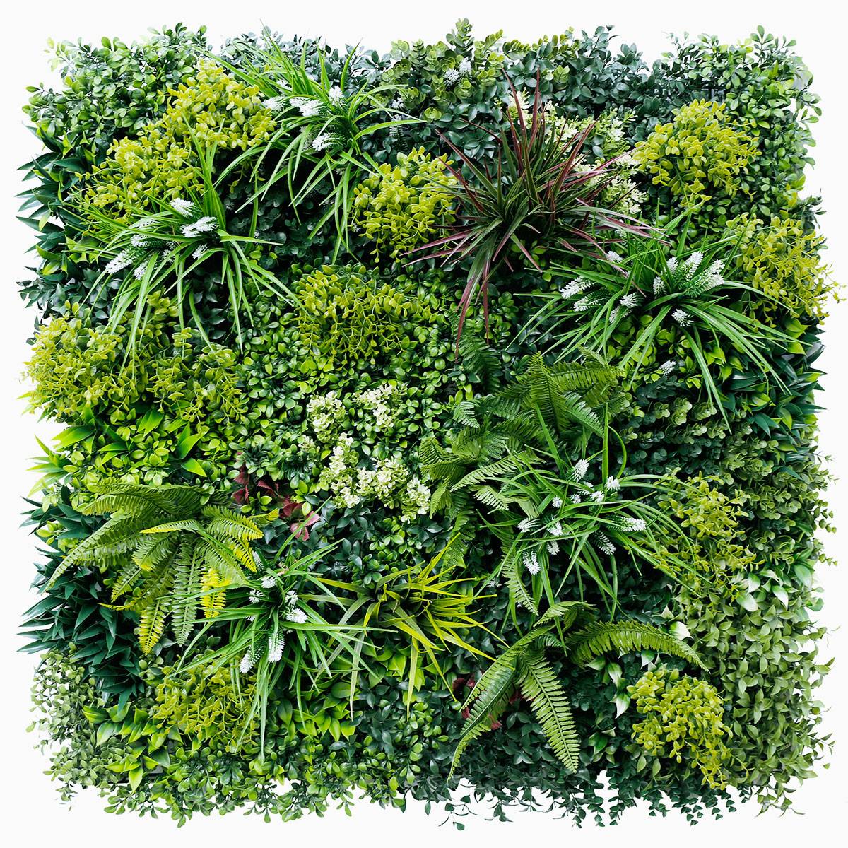 Mur Vegetal Artificiel Luxury MGS Plaque de 1m x 1m - Image 1
