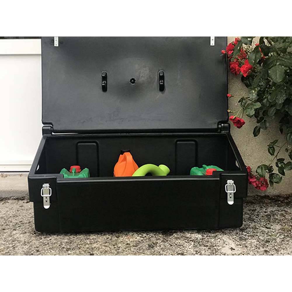 Coffre de jardin 100l avec grenouillères-plast'up rotomoulage - Imagen 3