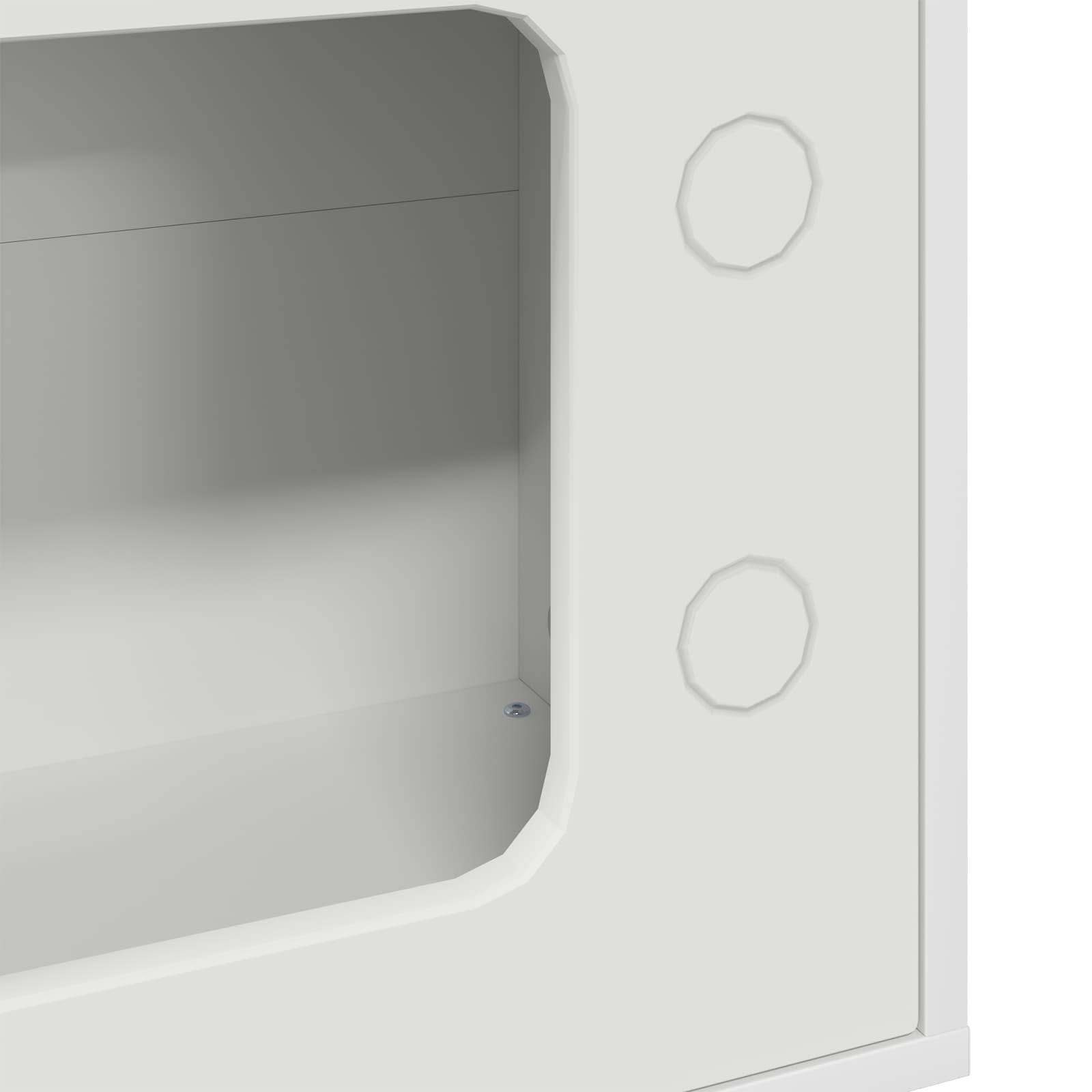 Chatiere bois blanc  51 x 30 x 52 cm  - Prolenta premium p338.8 - Image 8