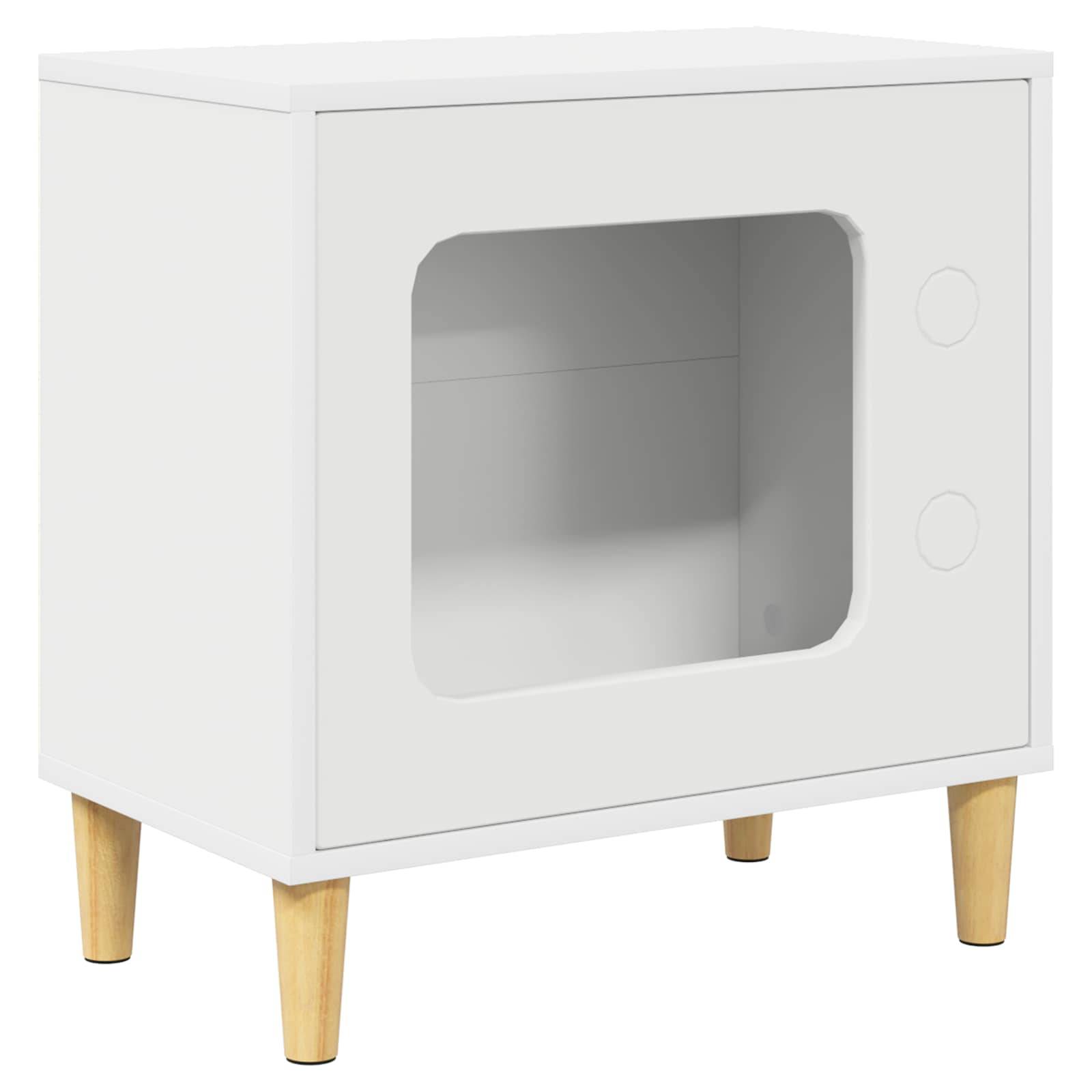 Chatiere bois blanc  51 x 30 x 52 cm  - Prolenta premium p338.8 - Image 1