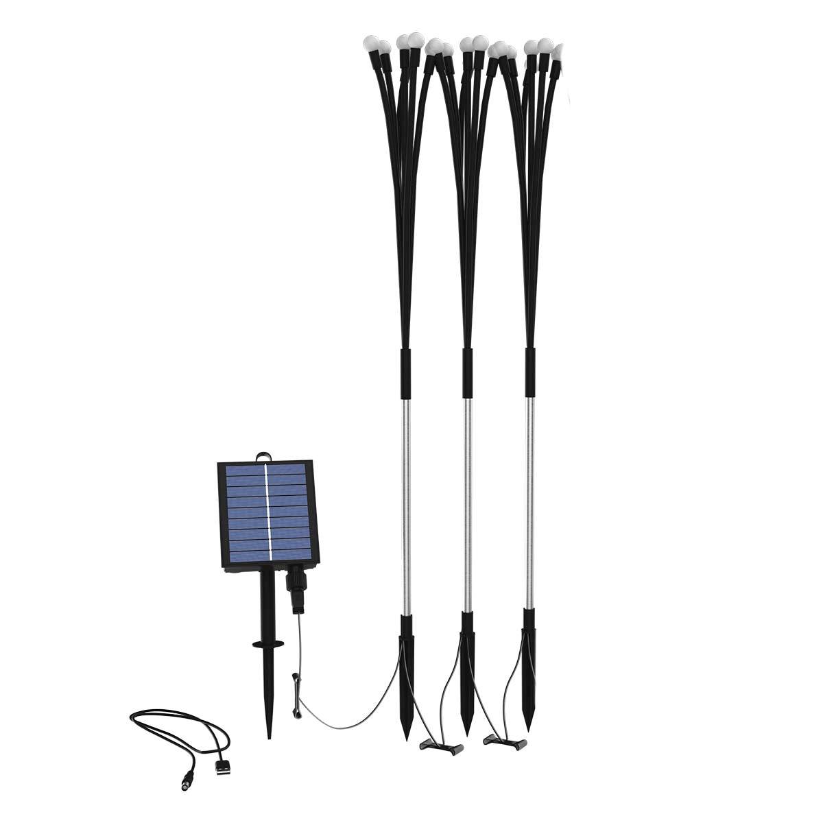 Lumisky - 3 Torches solaires 30 boules connectées LYRA FAMILY H70cm - Imagen 5