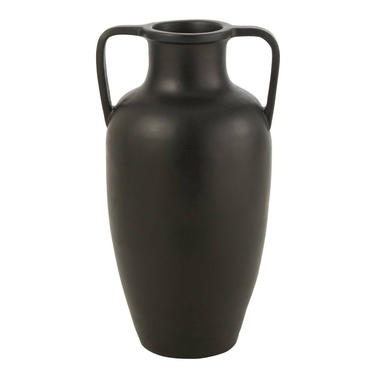 J-Line - Vase avec Anses "Amphore" 66cm Noir - Image 1