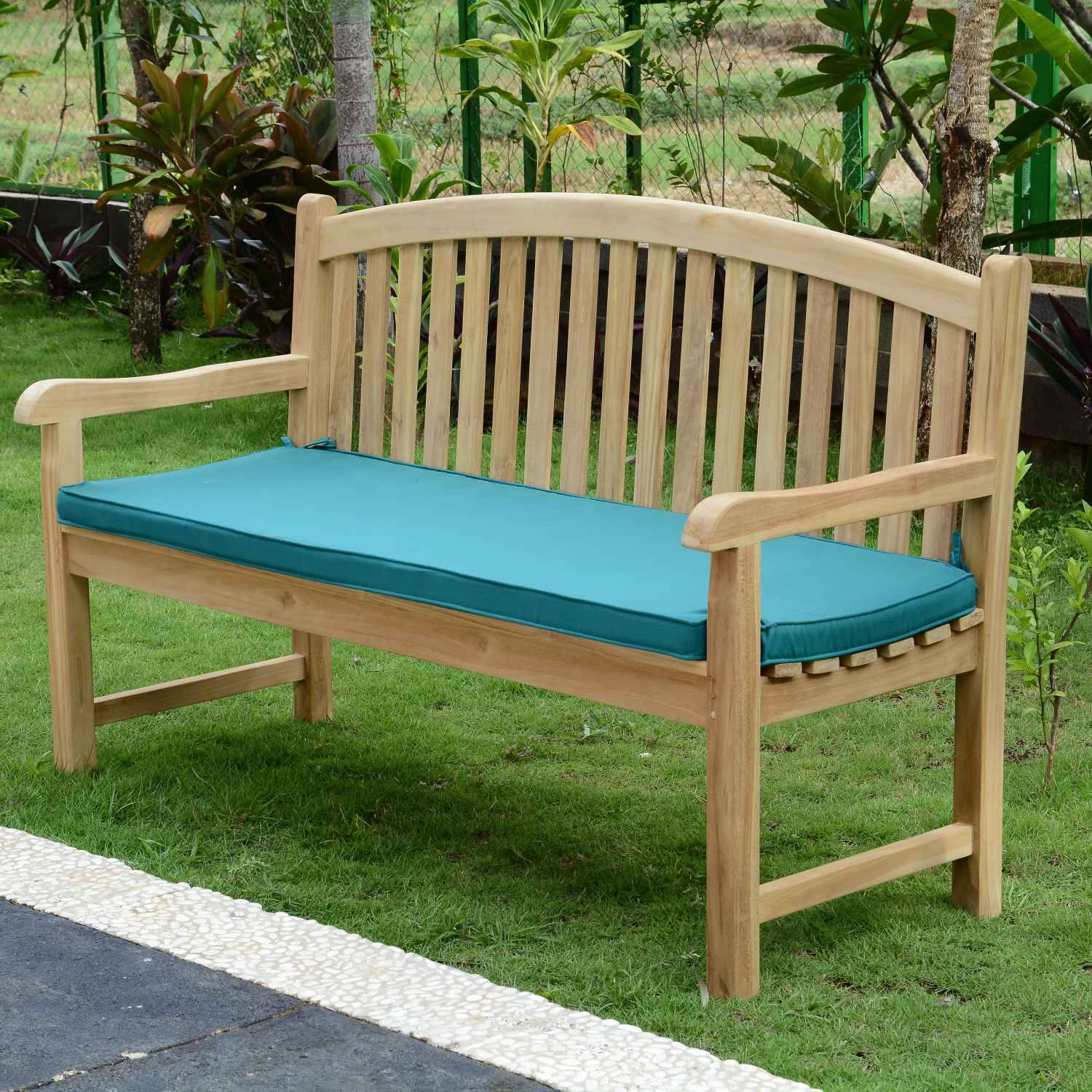 Teck'Attitude - Coussin vert pour banc 150 cm - TECK'Attitude - Imagen 2