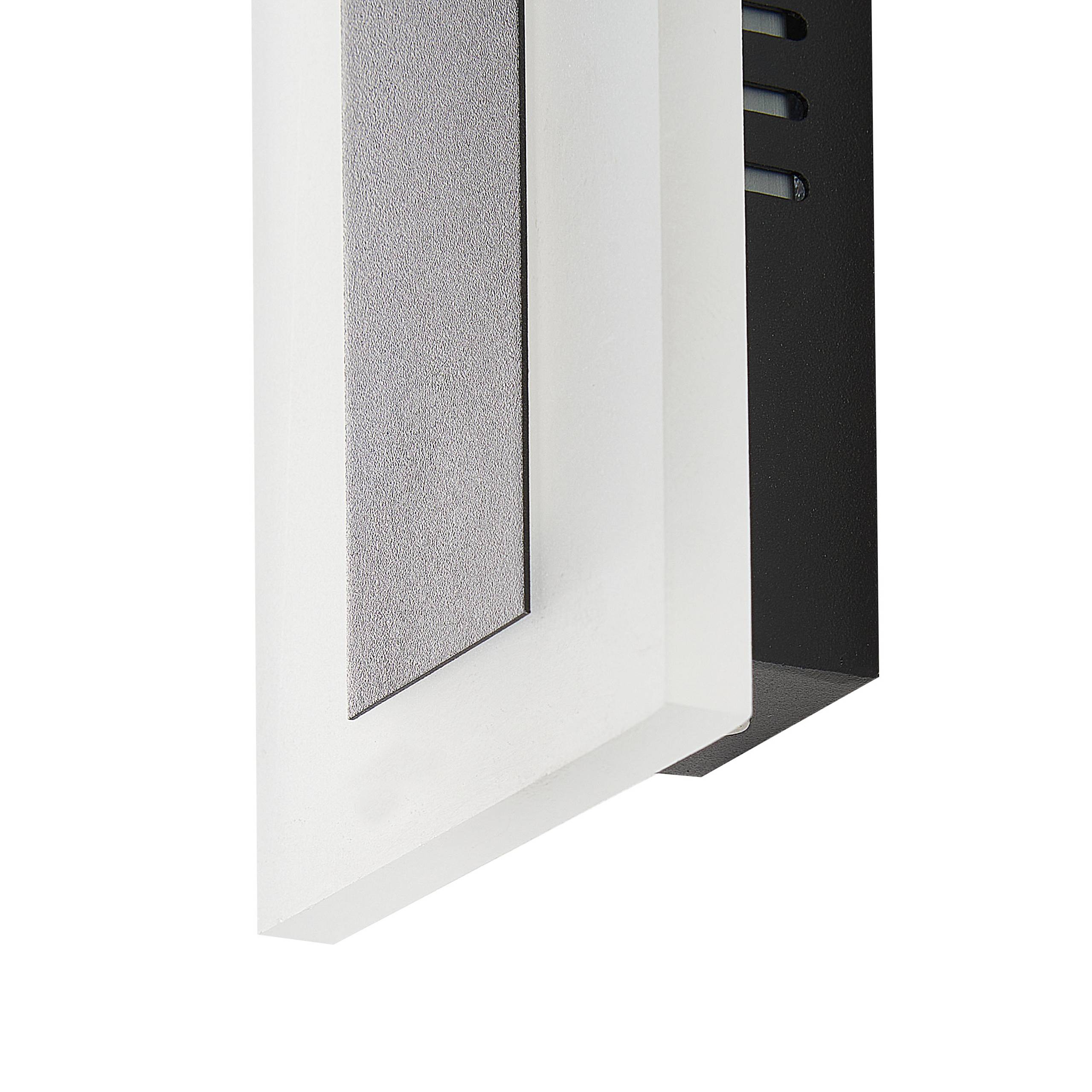 Beliani - Lampe murale pour l'extérieur Acier Noir SAVANE - Beliani - Imagen 6