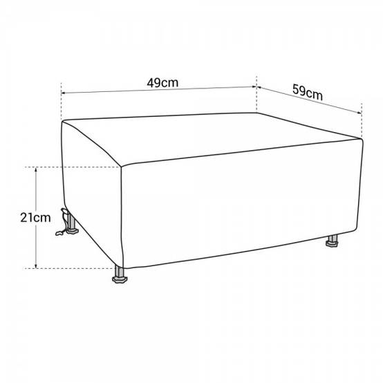 Cook in Garden - Housse pour plancha - L 49 x l 59 x H 21cm - Rectangulaire - Image 4