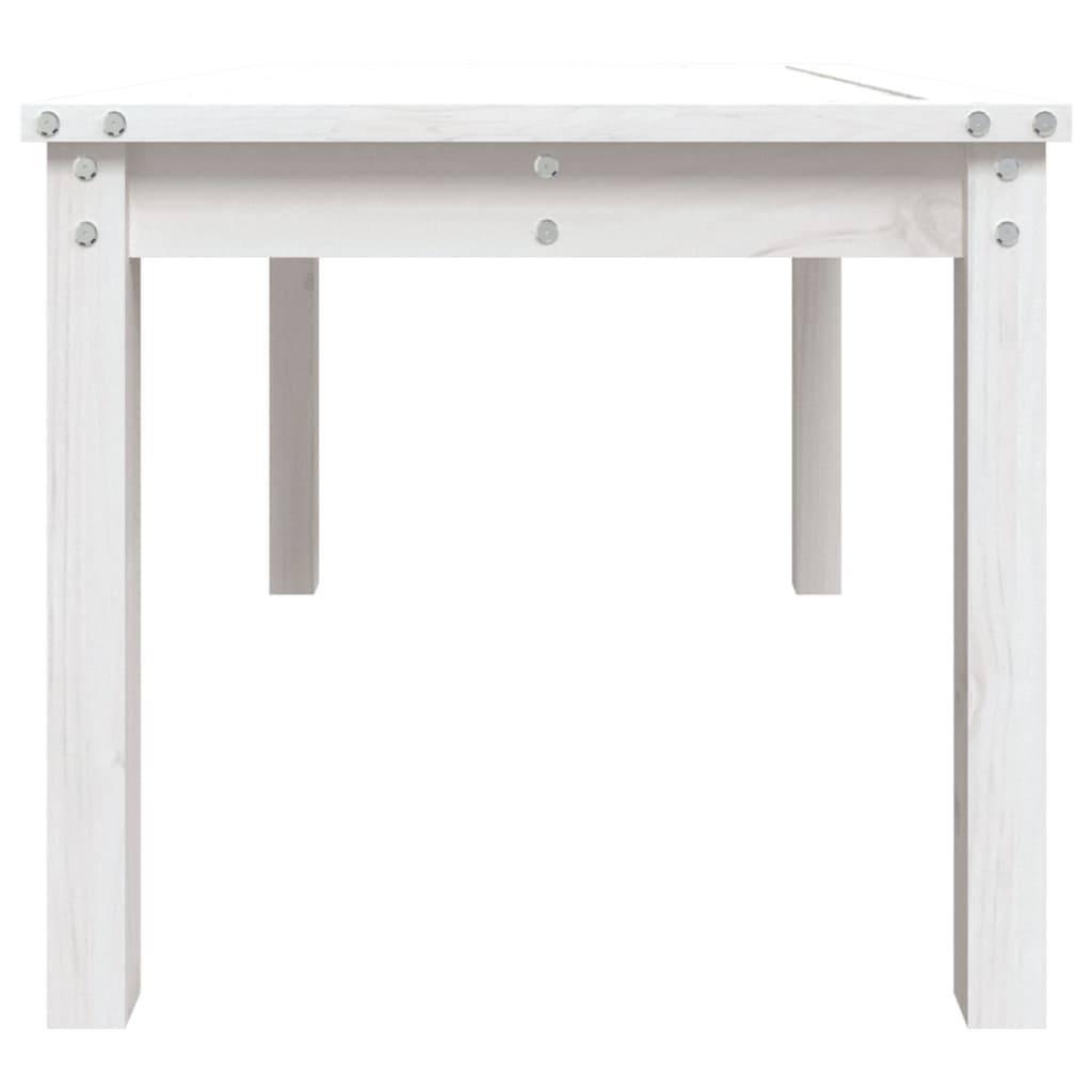 Table de jardin bois massif pin blanc 82,5 x 50,5 x 45 cm, Poids :6.35kg - PANGIVO - Image 6