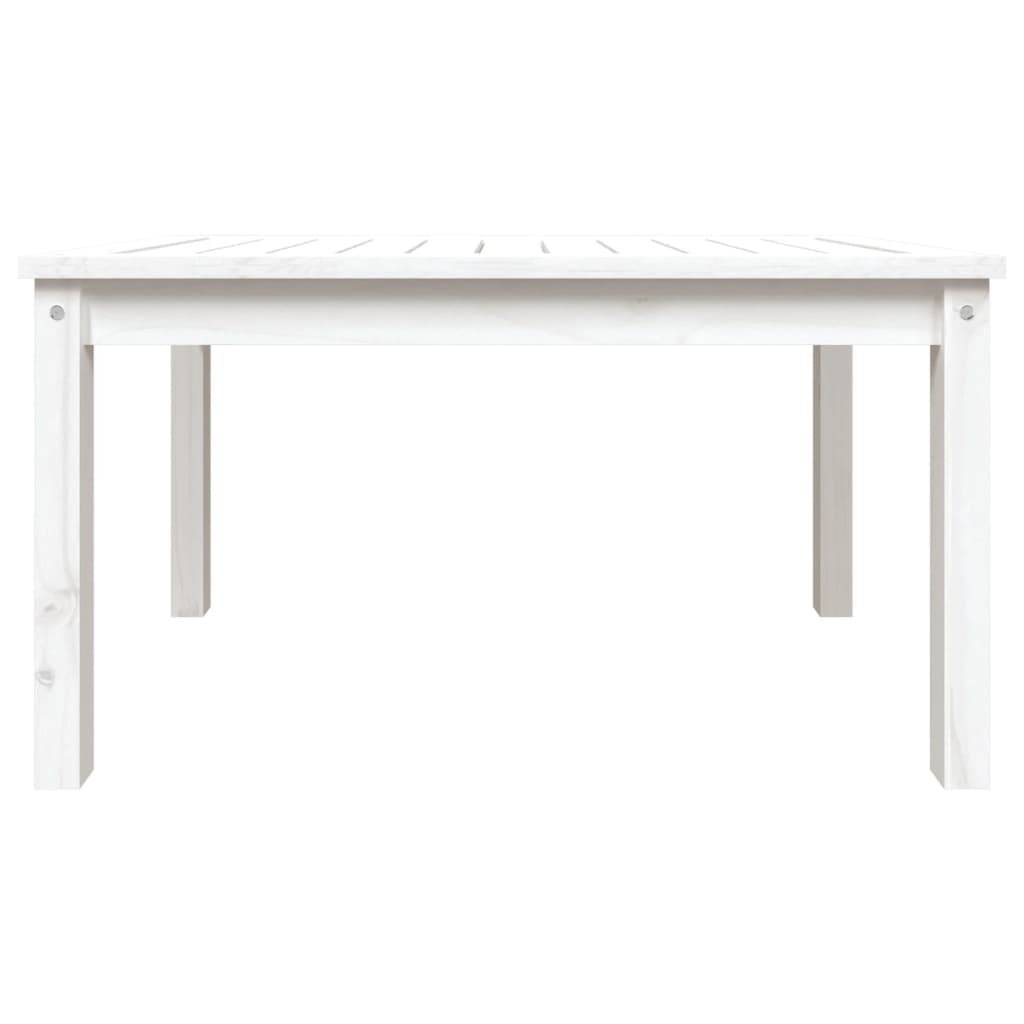 Table de jardin bois massif pin blanc 82,5 x 50,5 x 45 cm, Poids :6.35kg - PANGIVO - Image 5