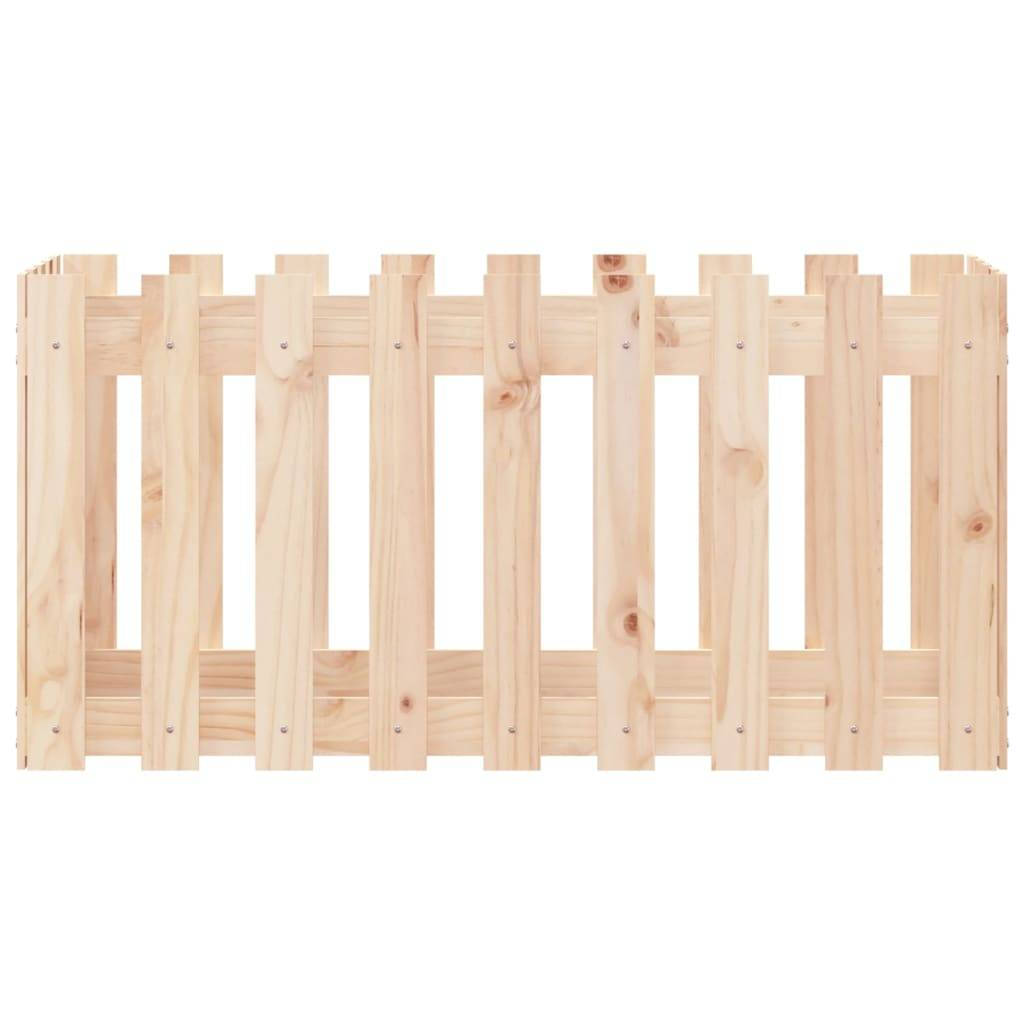 ComfortXL - Carré potager haut en pin massif design clôture pour jardin 100x50x50 cm – ComfortXL Outdoor Living - Image 5