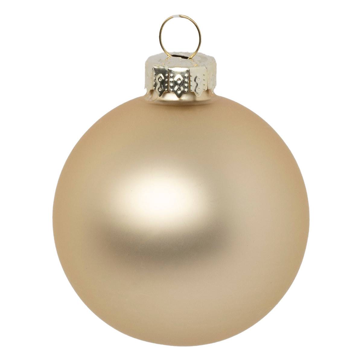 Fééric Lights & Christmas - Déco Sapin de Noël Lot de 12 Boules en Verre D 6 cm Or, Rouge et Argent - Imagen 3