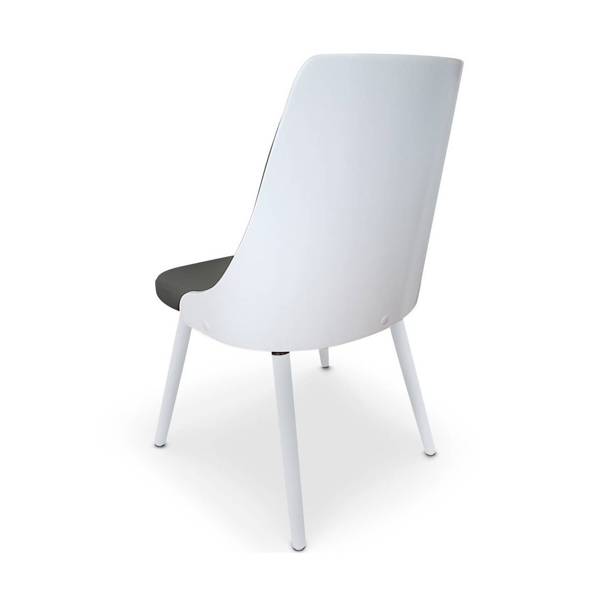 Paris Prix - Lot de 2 Chaises Scandinave "Cargo" 79cm Gris & Blanc - Image 3