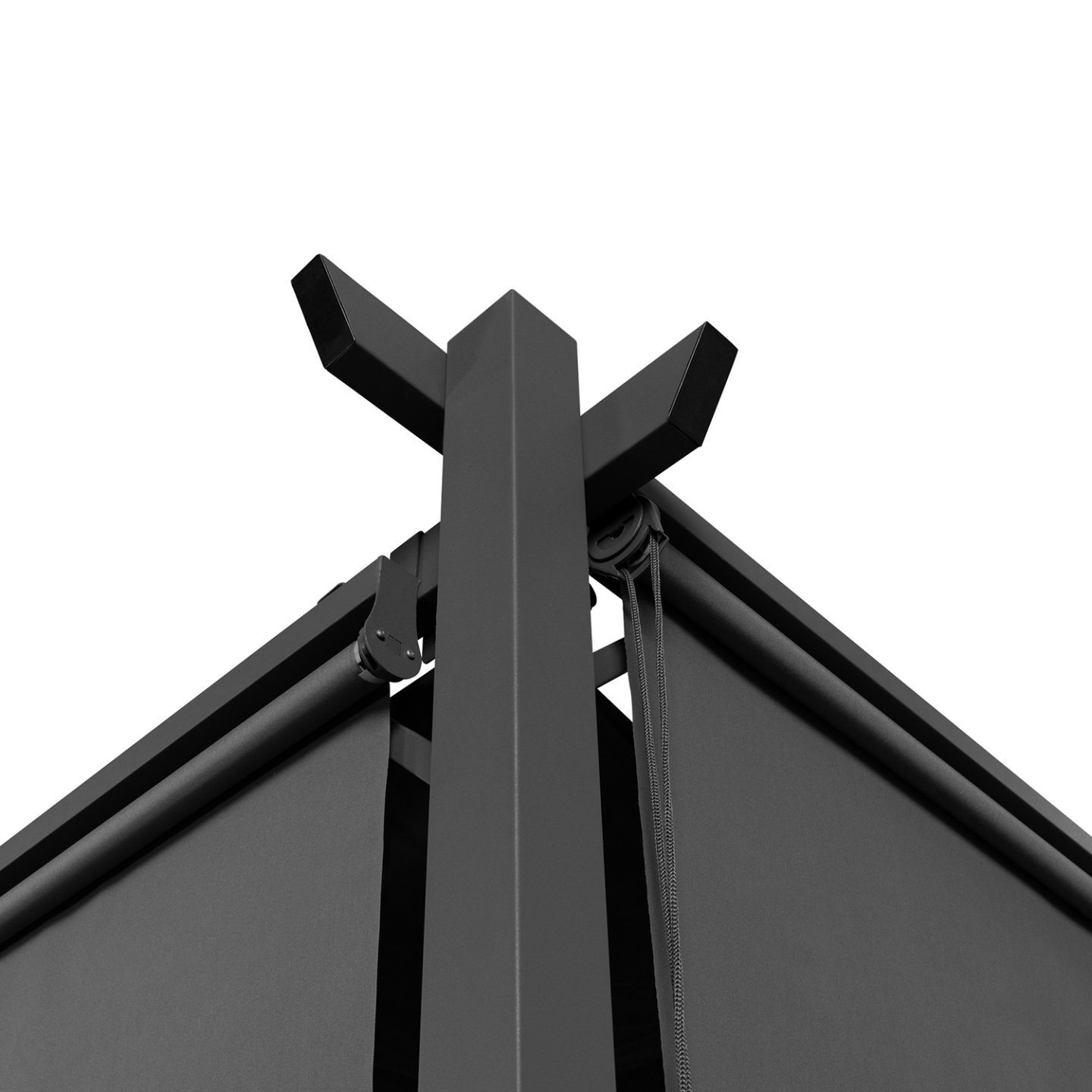 Pergola édition spéciale toit rétractable 3x6 M et 6 stores gris anthracite - Image 7