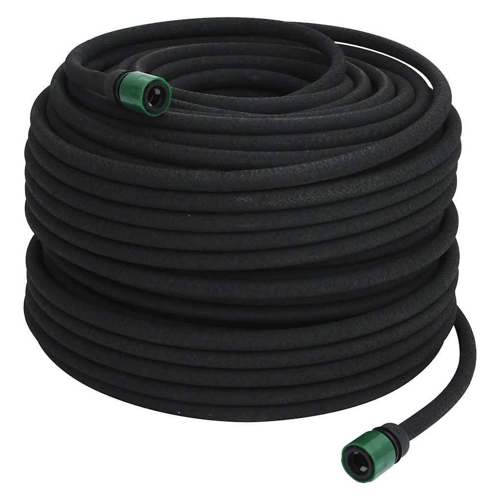 Vidaxl - Tuyau d'arrosage de jardin noir 0,6" 100 m caoutchouc vidaXL 155875 - Image 2
