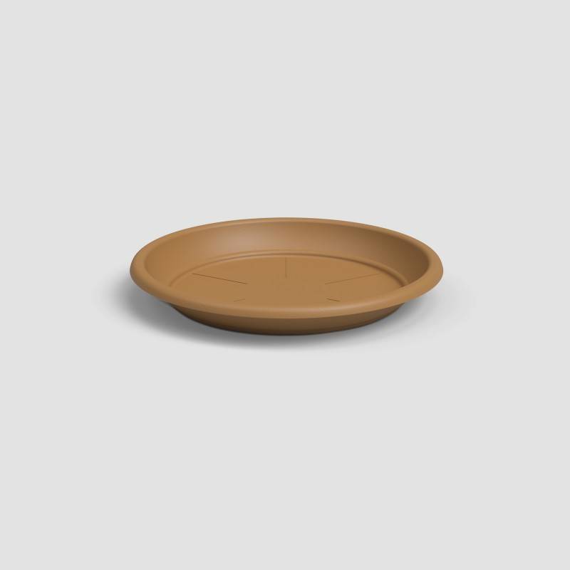 Artevasi - Soucoupe ronde plastique jaune miel Ø 18 cm - ARTEVASI