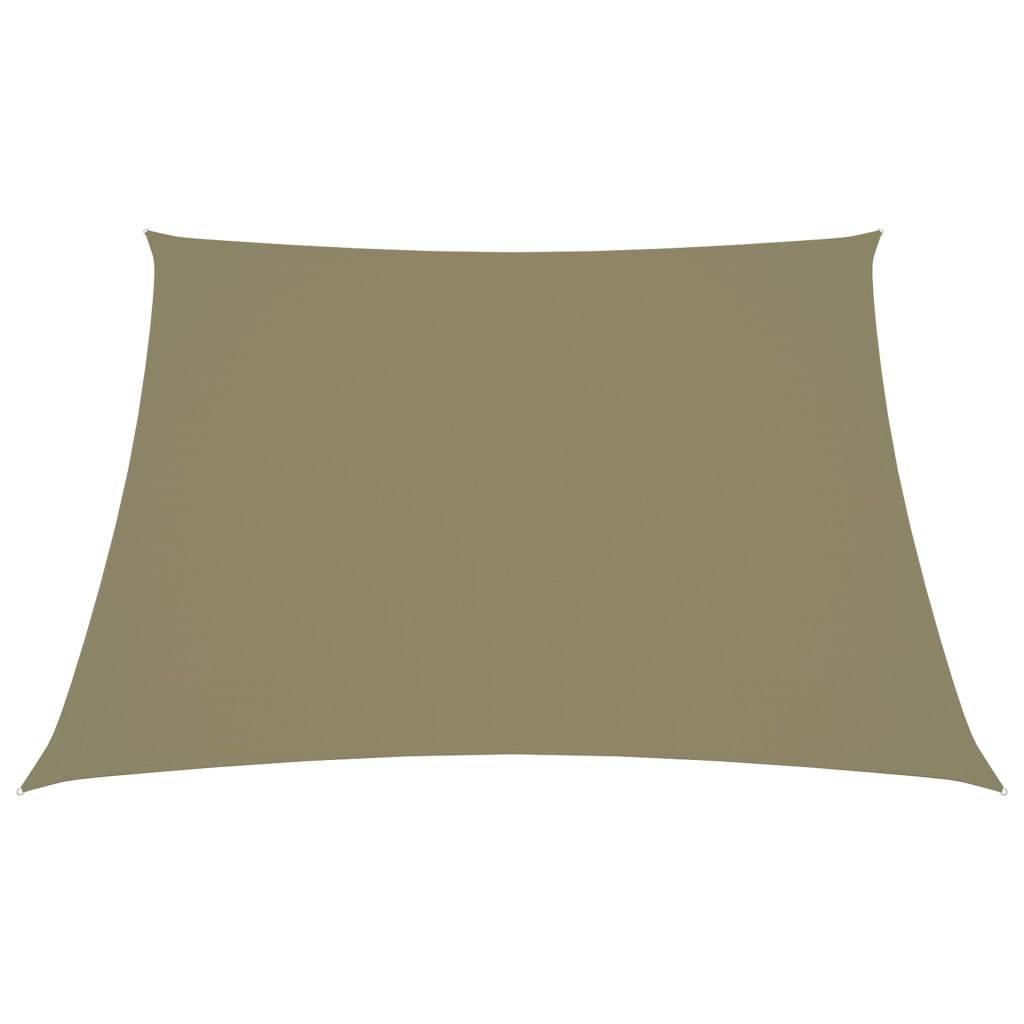 Helloshop26 - Voile toile d'ombrage parasol tissu oxford carré 6 x 6 m beige - Imagen 2