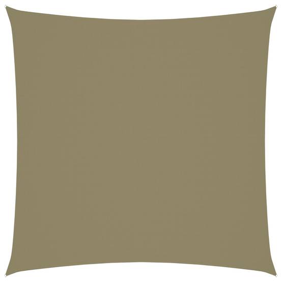 Helloshop26 - Voile toile d'ombrage parasol tissu oxford carré 6 x 6 m beige - Imagen 1