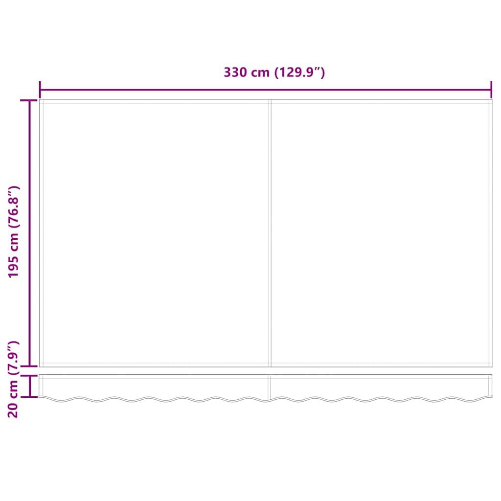 Prolenta Premium - Store banne polyester jaune  - Prolenta premium p339.0 - Image 9