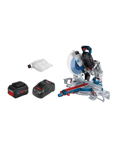 Bosch - Scie à onglets sans-fil 18V 5.5Ah BITURBO GCM 18V-305 | 0601B43002 - Bosch - Image 1