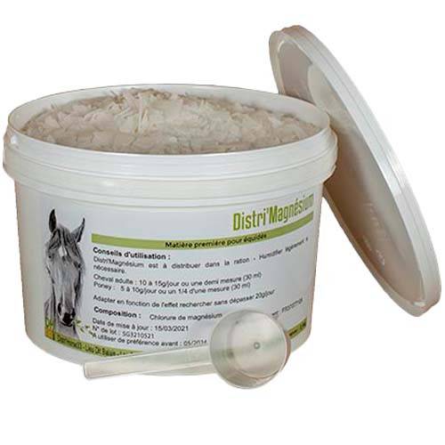 Magnésium pour Cheval, Distri'Magnésium (Chlorure de magnésium) - 2,5kg - DistriHorse33 - Imagen 1