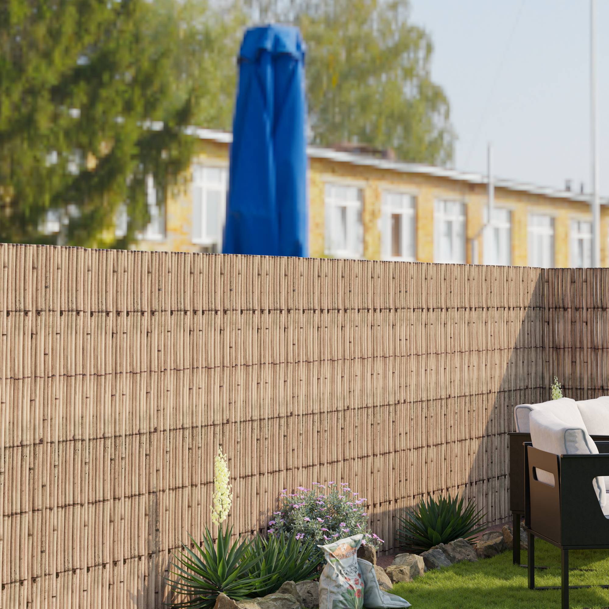 Casa.Pro - Canisse en roseau Allzio 300 x 150 cm casa.pro - Imagen 2